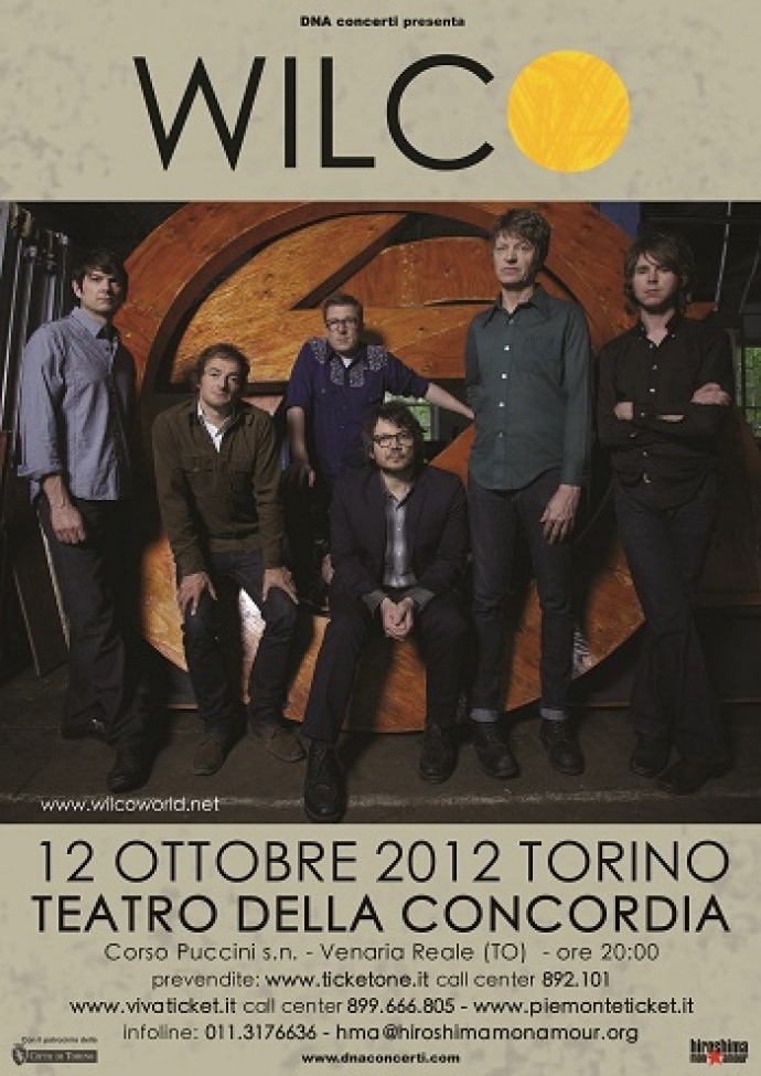 Hiroshima mon Amour, Torino: BUONE NOTIZIE dai WILCO !
